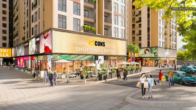 Khu thương mại hơn 13.000 m²