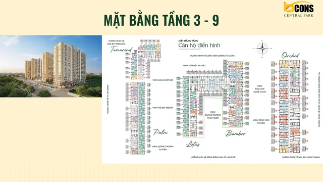 Mặt bằng tầng 3 – 9