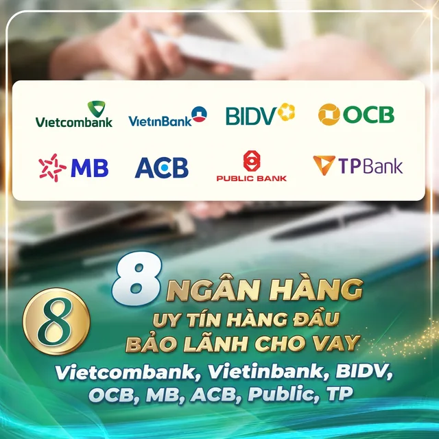 8 ngân hàng bảo lãnh cho vay — theo công bố của chủ đầu tư